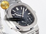 Patek Philippe Nautilus 5712 Best Edition Blue Dial on SS Bracelet A240 Super Clone V2 - Görsel 5