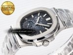 Patek Philippe Nautilus 5712 Best Edition Blue Dial on SS Bracelet A240 Super Clone V2 - Görsel 6
