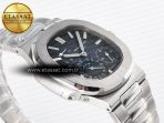 Patek Philippe Nautilus 5712 Best Edition Blue Dial on SS Bracelet A240 Super Clone V2 - Görsel 7