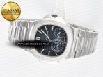 Patek Philippe Nautilus 5712 Best Edition Blue Dial on SS Bracelet A240 Super Clone V2 - Görsel 9