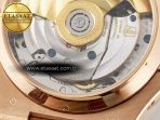 Patek Philippe Nautilus 5980 RG Brown/SS Dial on Brown Leather Strap A7750 - Görsel 18
