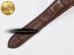 Patek Philippe Nautilus 5980 RG Brown/SS Dial on Brown Leather Strap A7750 - Görsel 21