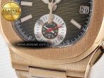 Patek Philippe Nautilus 5980 RG Brown/SS Dial on RG Bracelet A7750 - Görsel 12