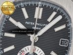 Patek Philippe Nautilus 5980 SS Black Dial on SS Bracelet A7750 - Görsel 10