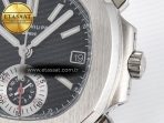 Patek Philippe Nautilus 5980 SS Black Dial on SS Bracelet A7750 - Görsel 11