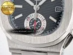 Patek Philippe Nautilus 5980 SS Black Dial on SS Bracelet A7750 - Görsel 12