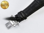 Patek Philippe Nautilus 5980 SS Black/SS Dial on on Black Leather Strap A7750 - Görsel 23