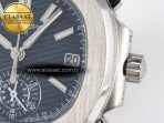 Patek Philippe Nautilus 5980 SS Blue Dial on SS Bracelet A7750 - Görsel 11