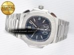 Patek Philippe Nautilus 5980 SS Blue Dial on SS Bracelet A7750 - Görsel 9
