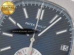 Patek Philippe Nautilus 5980 Blue/SS Dial on SS Bracelet A7750 - Görsel 10