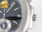 Patek Philippe Nautilus 5980 Blue/SS Dial on SS Bracelet A7750 - Görsel 11