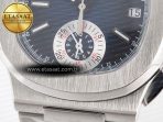 Patek Philippe Nautilus 5980 Blue/SS Dial on SS Bracelet A7750 - Görsel 12