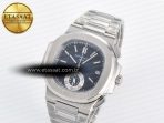 Patek Philippe Nautilus 5980 Blue/SS Dial on SS Bracelet A7750 - Görsel 2