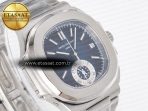 Patek Philippe Nautilus 5980 Blue/SS Dial on SS Bracelet A7750 - Görsel 5