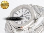 Patek Philippe Nautilus 5980 SS White Dial on SS Bracelet A7750 - Görsel 6