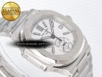 Patek Philippe Nautilus 5980 SS White Dial on SS Bracelet A7750 - Görsel 7