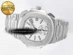 Patek Philippe Nautilus 5980 SS White Dial on SS Bracelet A7750 - Görsel 9