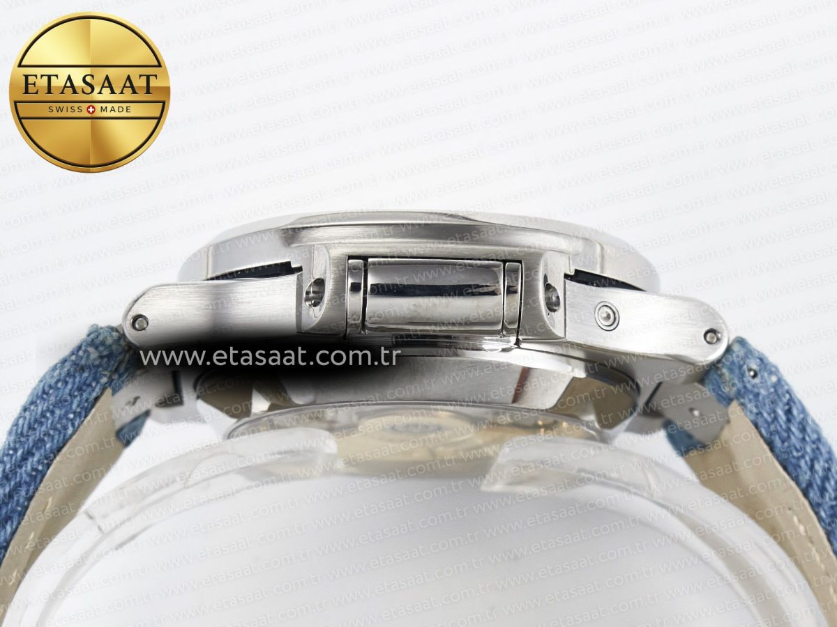 Patek Philippe Nautilus 5980/60G Blue Dial on Blue Braided Strap A7750 - Görsel 13
