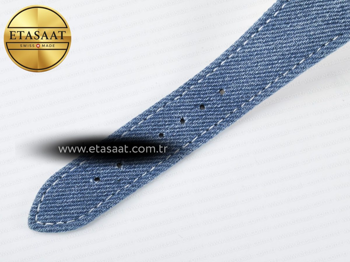 Patek Philippe Nautilus 5980/60G Blue Dial on Blue Braided Strap A7750 - Görsel 22