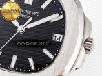 Patek Philippe Nautilus Jumbo 5711 JJF 1:1 Best Edition Black Textured Dial On SS Bracelet A324 V3 - Görsel 11
