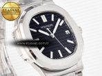 Patek Philippe Nautilus Jumbo 5711 JJF 1:1 Best Edition Black Textured Dial On SS Bracelet A324 V3 - Görsel 5