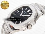 Patek Philippe Nautilus Jumbo 5711 JJF 1:1 Best Edition Black Textured Dial On SS Bracelet A324 V3 - Görsel 6