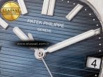 Patek Philippe Nautilus Jumbo 5711 JJF 1:1 Best Edition Blue Textured Dial On SS Bracelet A324 V3 - Görsel 10