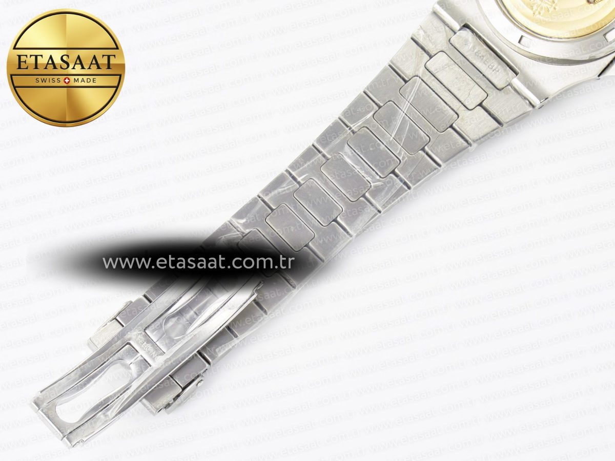 Patek Philippe Nautilus Jumbo 5711 JJF 1:1 Best Edition Blue Textured Dial On SS Bracelet A324 V3 - Görsel 24