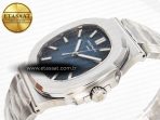 Patek Philippe Nautilus Jumbo 5711 JJF 1:1 Best Edition Blue Textured Dial On SS Bracelet A324 V3 - Görsel 6