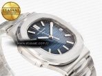 Patek Philippe Nautilus Jumbo 5711 JJF 1:1 Best Edition Blue Textured Dial On SS Bracelet A324 V3 - Görsel 7