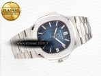 Patek Philippe Nautilus Jumbo 5711 JJF 1:1 Best Edition Blue Textured Dial On SS Bracelet A324 V3 - Görsel 8