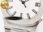 Patek Philippe Nautilus Jumbo 5711 JJF 1:1 Best Edition White Textured Dial On SS Bracelet A324 V3 - Görsel 12
