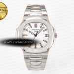 Patek Philippe Nautilus Jumbo 5711 JJF Beyaz Dokulu A324 Eta Saat - Görsel 3 - 1:1 Süper Klon Saat
