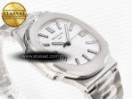 Patek Philippe Nautilus Jumbo 5711 JJF 1:1 Best Edition White Textured Dial On SS Bracelet A324 V3 - Görsel 7