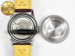 Breitling Navitimer 1 SS 41mm TF 1:1 Best Edition White Bezel Blue Dial on Brown Leather Strap A2824 - Görsel 16