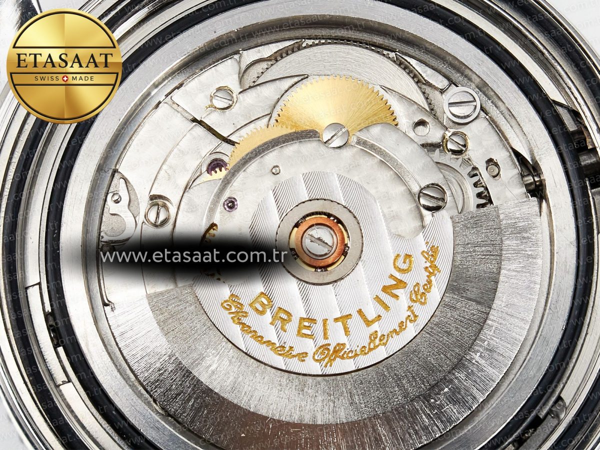 Breitling Navitimer 1 SS 41mm TF 1:1 Best Edition White Bezel Blue Dial on Brown Leather Strap A2824 - Görsel 19
