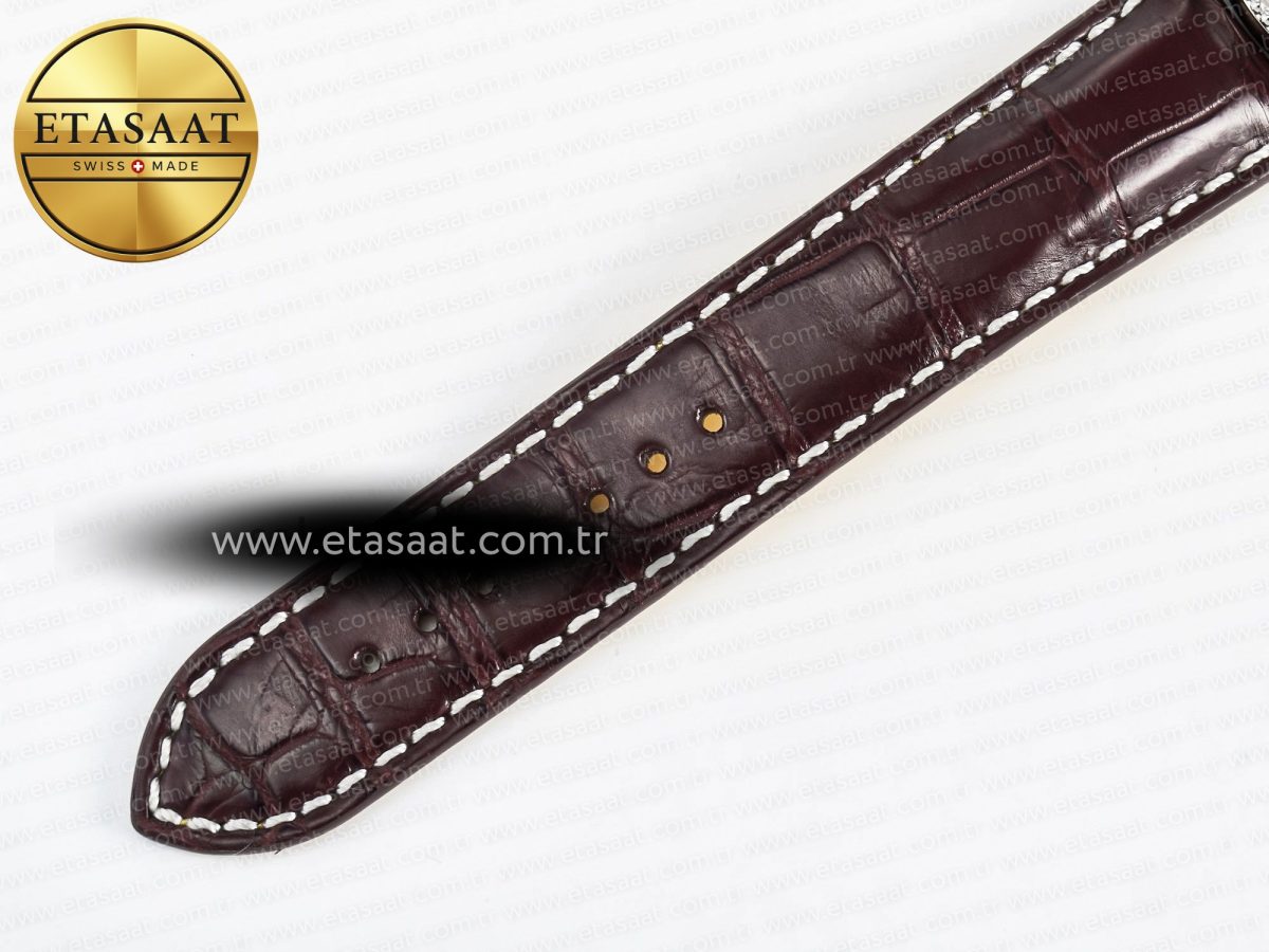 Breitling Navitimer 1 SS 41mm TF 1:1 Best Edition White Bezel Blue Dial on Brown Leather Strap A2824 - Görsel 22