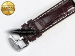 Breitling Navitimer 1 SS 41mm TF 1:1 Best Edition White Bezel Blue Dial on Brown Leather Strap A2824 - Görsel 23