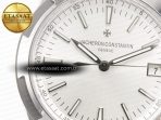Vacheron Constantin Overseas 4500V SS MKSF 1:1 Best Edition White Dial on Black Rubber Strap A5100 - Görsel 10
