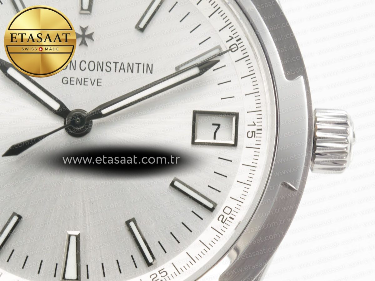 Vacheron Constantin Overseas 4500V SS MKSF 1:1 Best Edition White Dial on Black Rubber Strap A5100 - Görsel 11