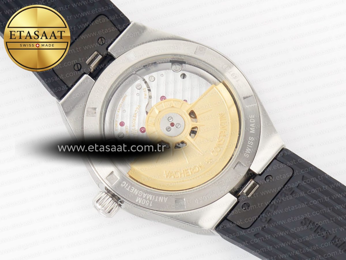 Vacheron Constantin Overseas 4500V SS MKSF 1:1 Best Edition White Dial on Black Rubber Strap A5100 - Görsel 16