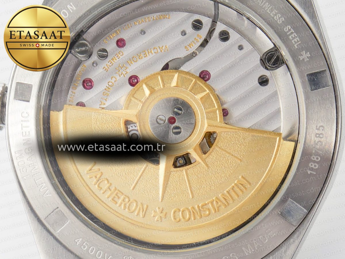 Vacheron Constantin Overseas 4500V SS MKSF 1:1 Best Edition White Dial on Black Rubber Strap A5100 - Görsel 17
