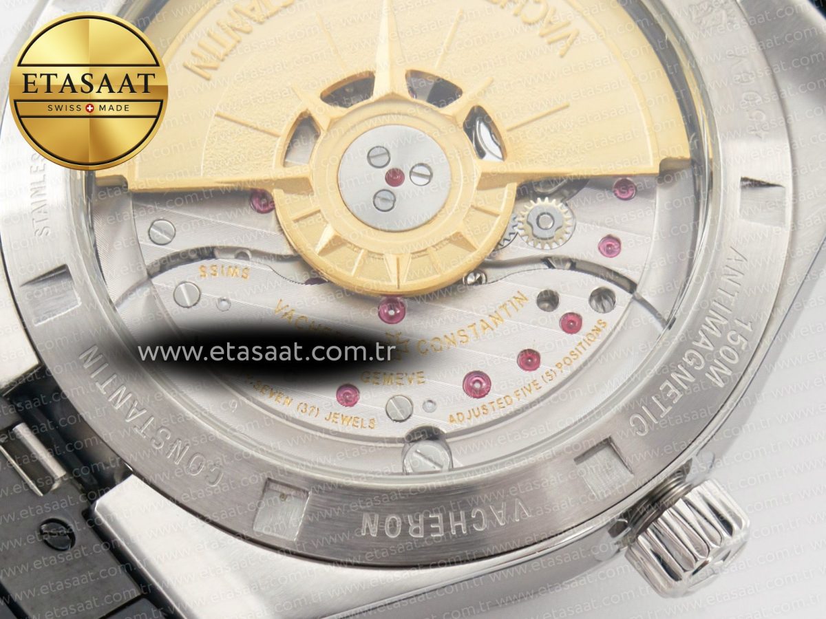 Vacheron Constantin Overseas 4500V SS MKSF 1:1 Best Edition White Dial on Black Rubber Strap A5100 - Görsel 18