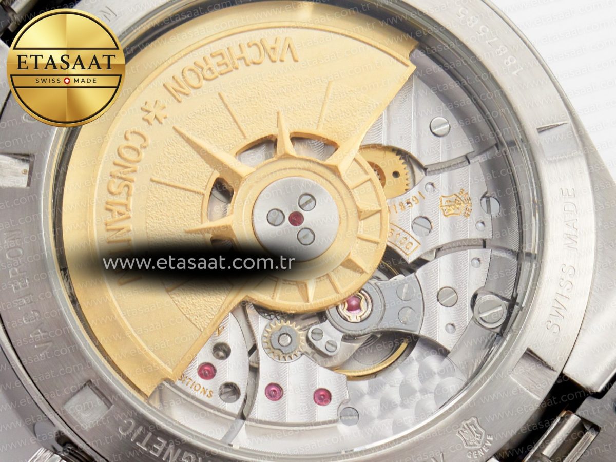 Vacheron Constantin Overseas 4500V SS MKSF 1:1 Best Edition White Dial on Black Rubber Strap A5100 - Görsel 19