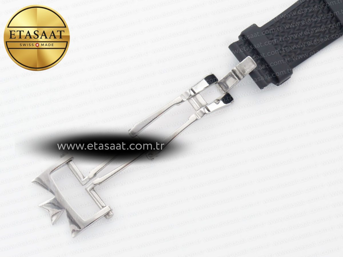 Vacheron Constantin Overseas 4500V SS MKSF 1:1 Best Edition White Dial on Black Rubber Strap A5100 - Görsel 27