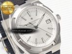 Vacheron Constantin Overseas 4500V SS MKSF 1:1 Best Edition White Dial on Black Rubber Strap A5100 - Görsel 5