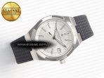 Vacheron Constantin Overseas 4500V SS MKSF 1:1 Best Edition White Dial on Black Rubber Strap A5100 - Görsel 8