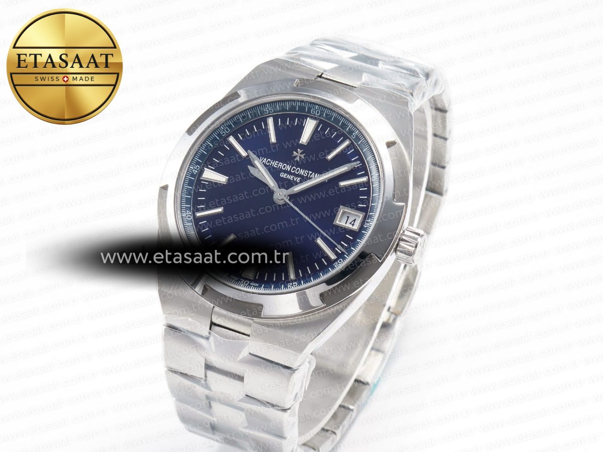 Vacheron Constantin Overseas 4500V SS ZF 1:1 Best Edition Blue Dial on SS Bracelet A5100 - Görsel 2