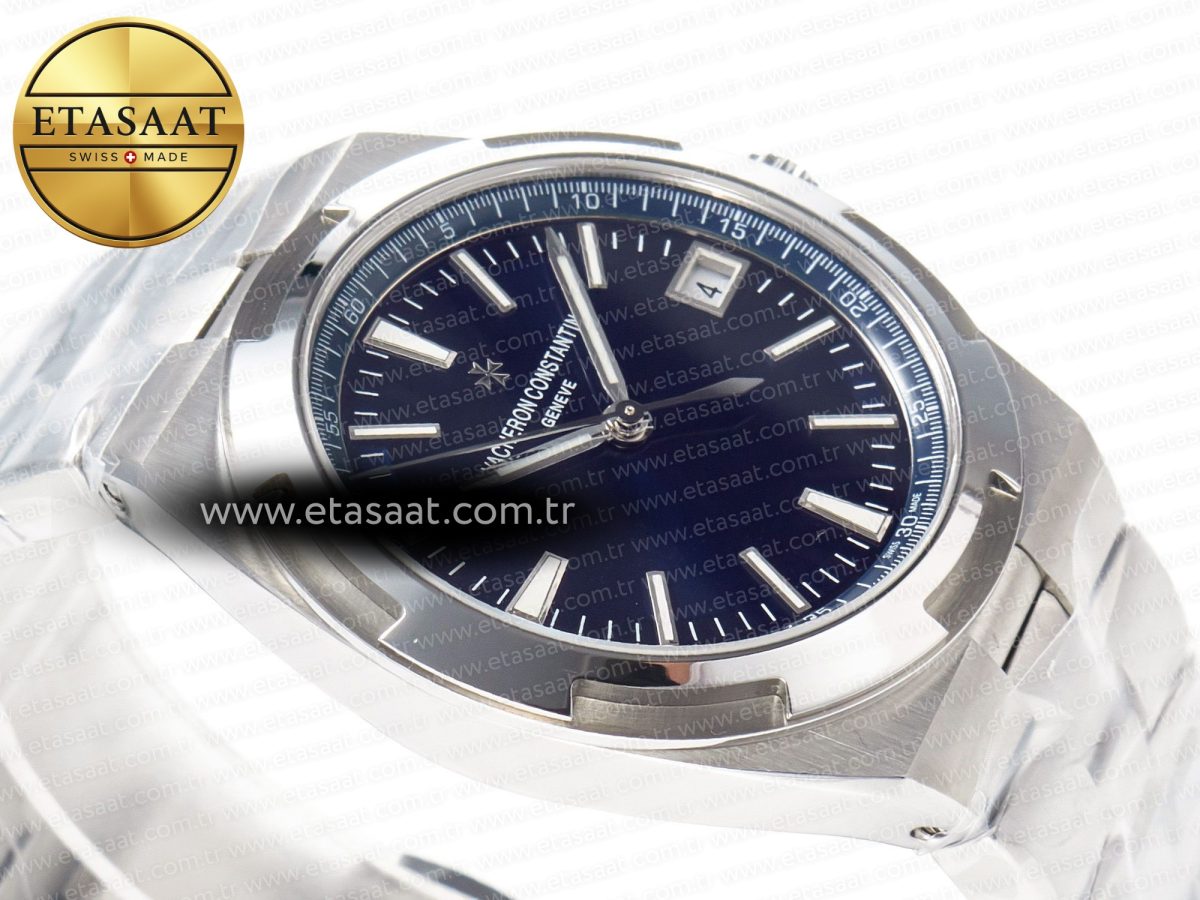 Vacheron Constantin Overseas 4500V SS ZF 1:1 Best Edition Blue Dial on SS Bracelet A5100 - Görsel 7