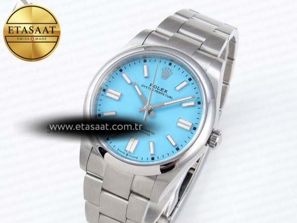 Rolex Oyster Perpetual 124300 Steel Tiffany Blue Dial VS3235